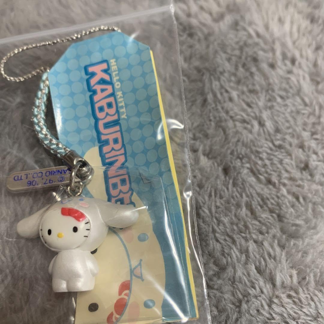 ハローキティ 根付 ストラップ サンリオキャラクターかぶりもの シナモン・モカ Amazon.co.jp: ハローキティKABURINBO かぶりんぼ根付ストラップ